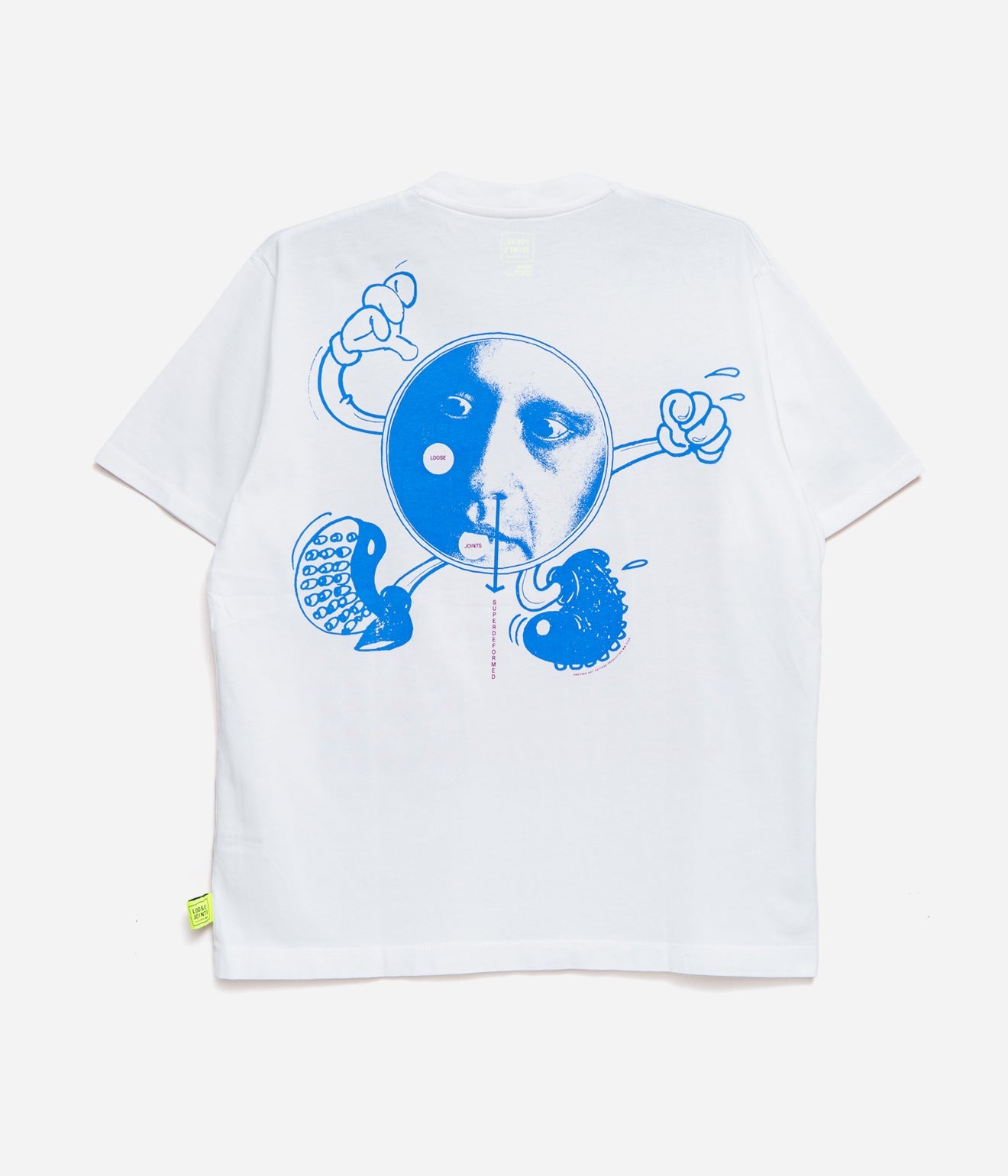 LOOSEJOINTS "ED DAVIS - 'SUPERDEFORMED' S/S TEE" WHT - WEAREALLANIMALS