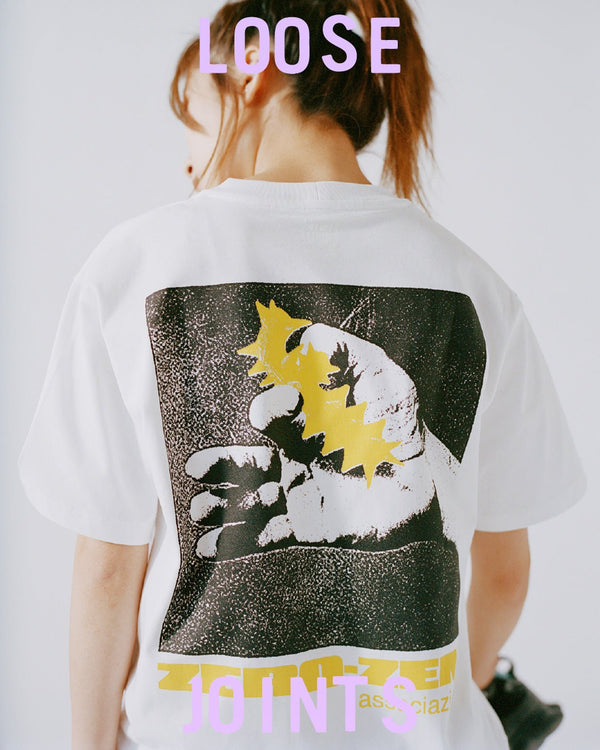 LOOSEJOINTS "ED DAVIS - 'ZERO - ZEN' S/S TEE" WHT - WEAREALLANIMALS