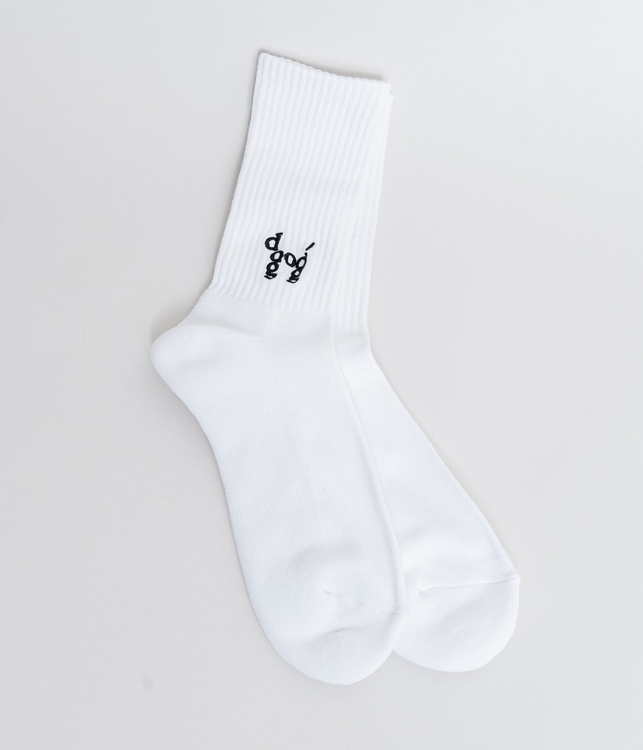 LOOSEJOINTS "JASON FOX - 'DOG' RIB SOCKS" WHT - WEAREALLANIMALS