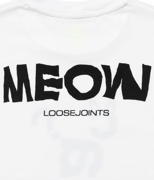 LOOSEJOINTS "JASON FOX - 'MEOW' S/S TEE" WHT - WEAREALLANIMALS