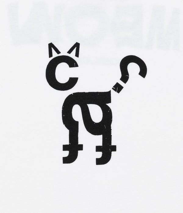 LOOSEJOINTS "JASON FOX - 'MEOW' S/S TEE" WHT - WEAREALLANIMALS