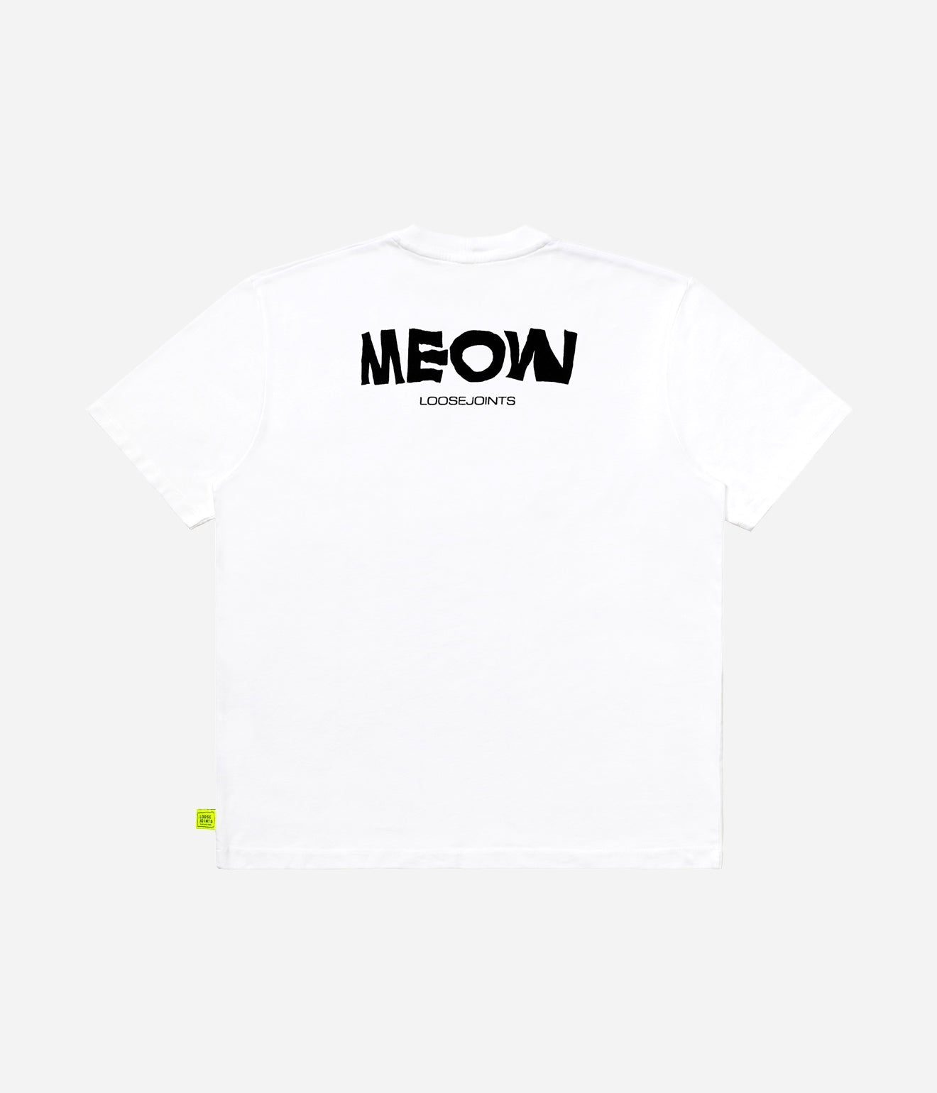 LOOSEJOINTS "JASON FOX - 'MEOW' S/S TEE" WHT - WEAREALLANIMALS