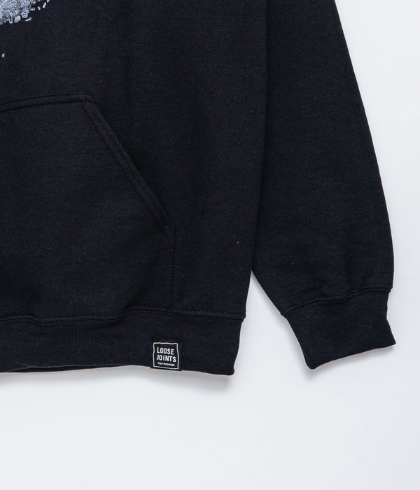 LOOSEJOINTS "KEITA ISHIGURO - 'RELAXING BATHSALTS' HOODIE" BLK - WEAREALLANIMALS