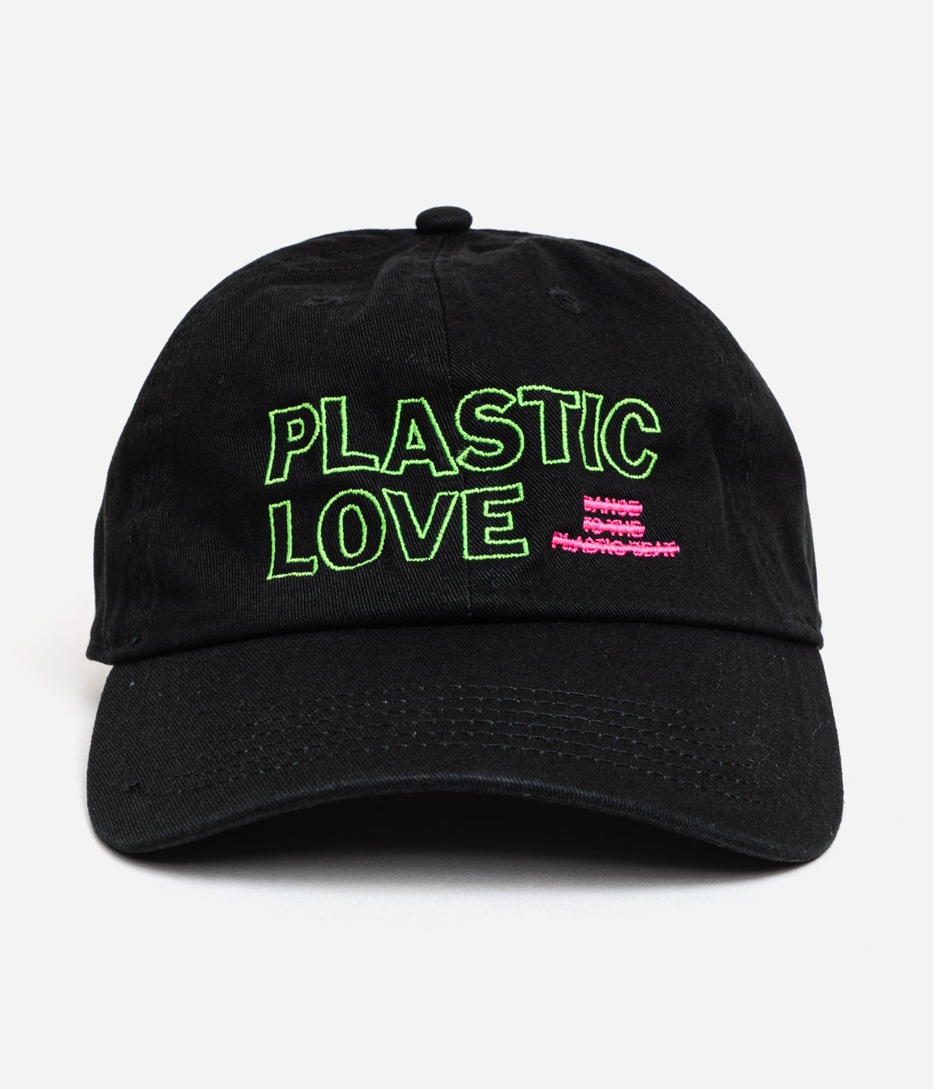 LOOSEJOINTS "KOSUKE SHONO - 'PLASTIC LOVE' BASEBALL CAP" BLK - WEAREALLANIMALS