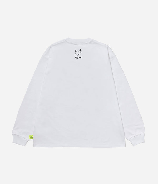 LOOSEJOINTS "NOBUYOSHI ARAKI 'FLOWERS' L/S T" WHITE - WEAREALLANIMALS