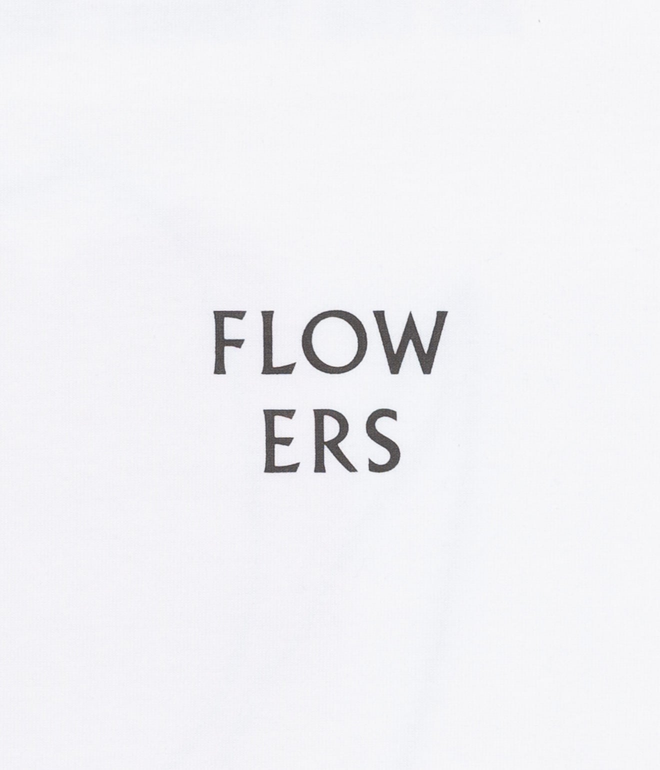 LOOSEJOINTS "NORITERU MINEZAKI - 'AS THE FLOWER BLOOM IN THE FIELD' S/S T" WHITE - WEAREALLANIMALS