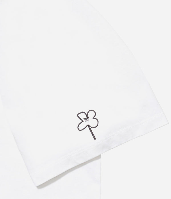 LOOSEJOINTS "NORITERU MINEZAKI - 'AS THE FLOWER BLOOM IN THE FIELD' S/S T" WHITE - WEAREALLANIMALS