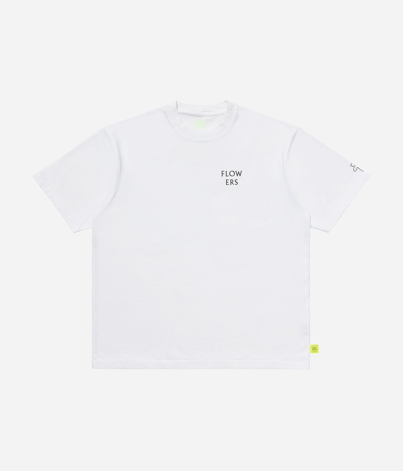 LOOSEJOINTS "NORITERU MINEZAKI - 'AS THE FLOWER BLOOM IN THE FIELD' S/S T" WHITE - WEAREALLANIMALS