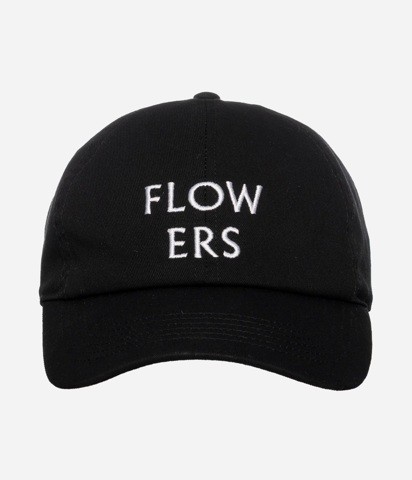 LOOSEJOINTS "NORITERU MINEZAKI - 'FLOWERS' BASEBALL CAP" BLACK - WEAREALLANIMALS
