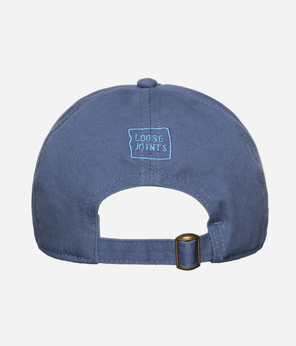 LOOSEJOINTS "NORITERU MINEZAKI - 'FLOWERS' BASEBALL CAP" G.BLUE - WEAREALLANIMALS