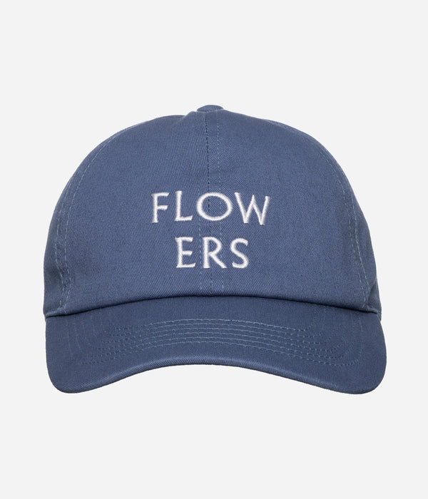 LOOSEJOINTS "NORITERU MINEZAKI - 'FLOWERS' BASEBALL CAP" G.BLUE - WEAREALLANIMALS