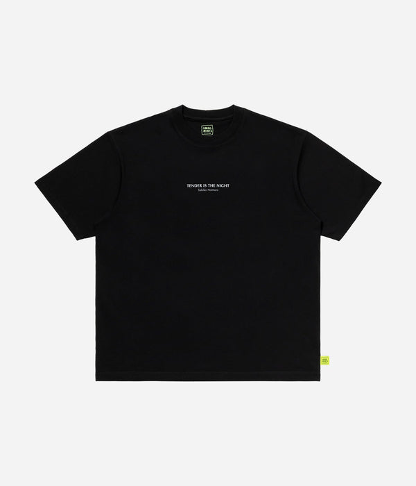 LOOSEJOINTS "SAKIKO NOMURA 'TENDER IS THE NIGHT' S/S T" BLACK - WEAREALLANIMALS