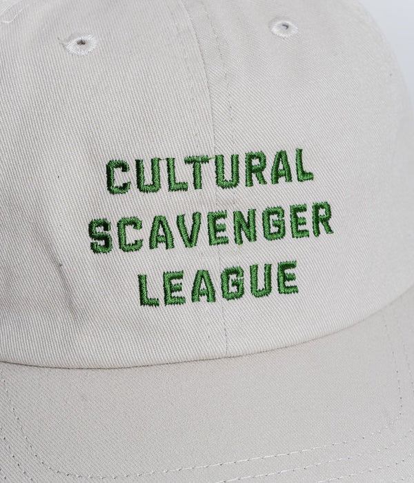 LOOSEJOINTS "SPECTATOR - 'CULTURAL SCAVENGER LEAGUE' BASEBALL CAP" PTY - WEAREALLANIMALS