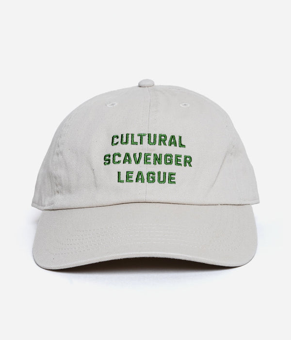 LOOSEJOINTS "SPECTATOR - 'CULTURAL SCAVENGER LEAGUE' BASEBALL CAP" PTY - WEAREALLANIMALS