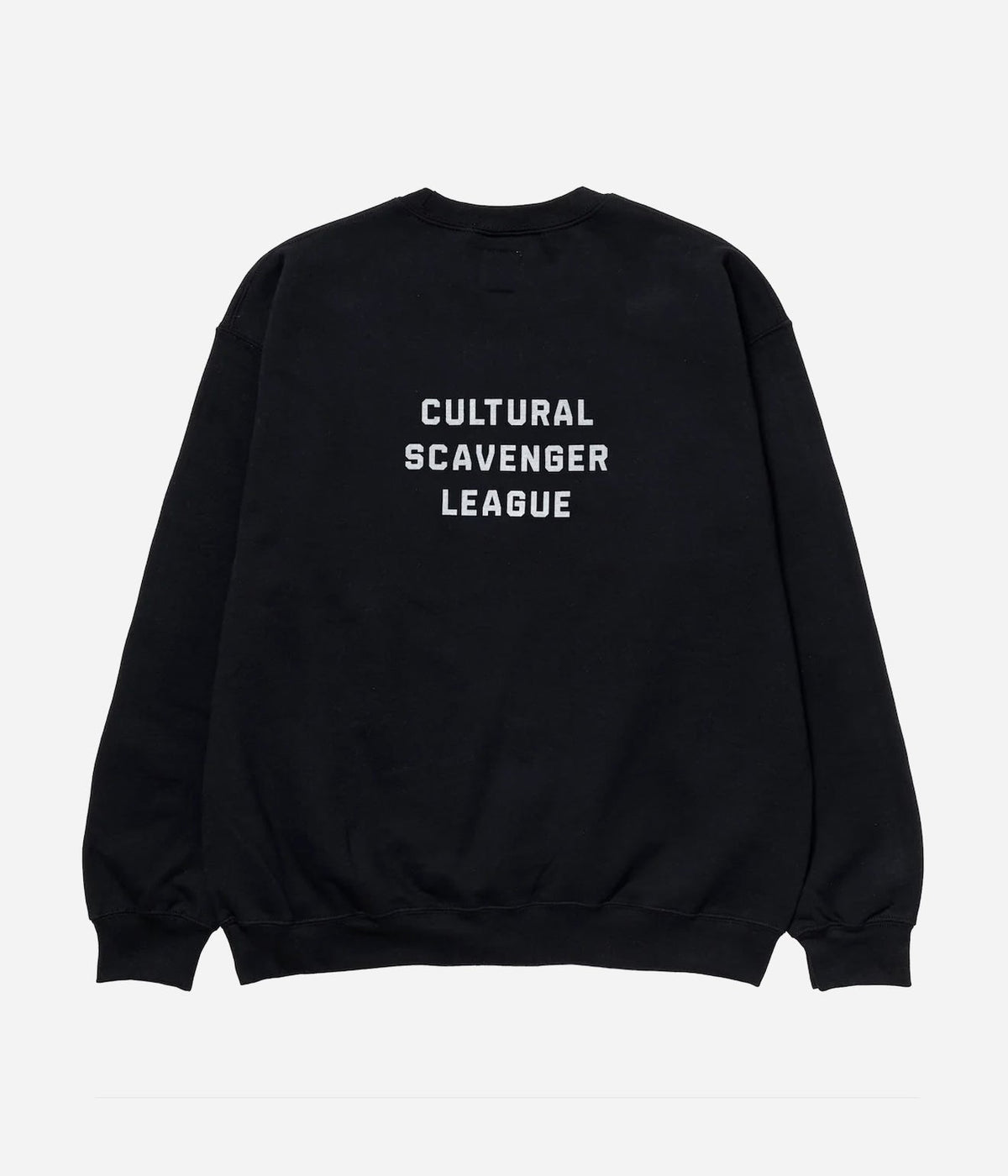 LOOSEJOINTS "SPECTATOR - 'OLD SPECTATOR LOGO' CREW NECK" BLACK - WEAREALLANIMALS