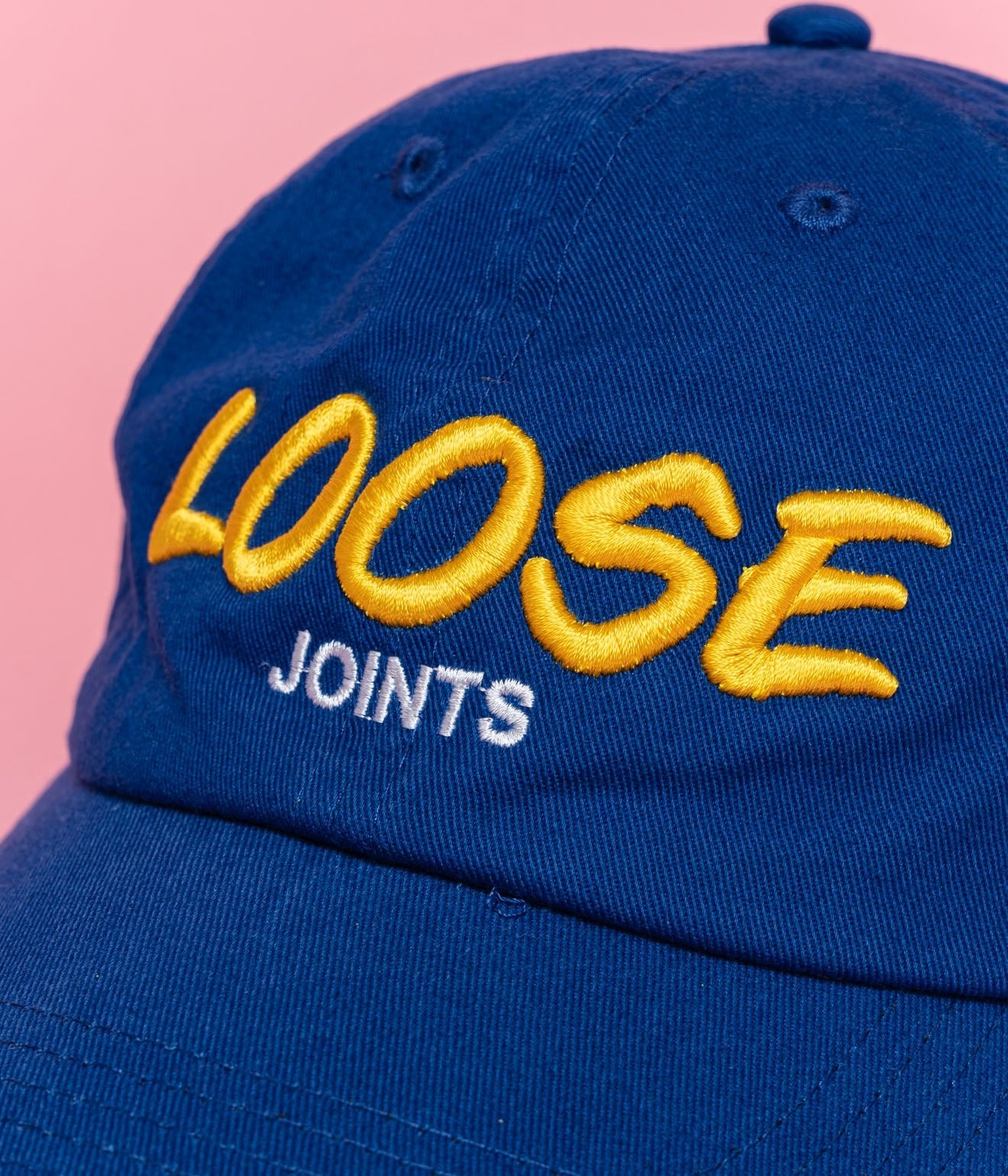 LOOSEJOINTS "STEWART ARMSTRONG - 'Cooper ' BASEBALL CAP" BLU - WEAREALLANIMALS