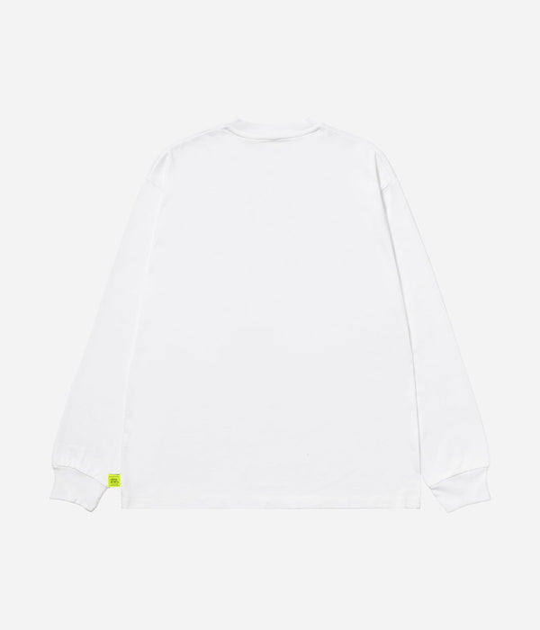 LOOSEJOINTS "STEWART ARMSTRONG - 'OMNIBUS ' L/S TEE" WHT - WEAREALLANIMALS