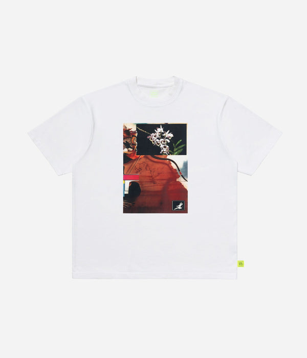 LOOSEJOINTS "TOMOO GOKITA - 'NINJA LOVE FLOWER S' S/S T" WHITE - WEAREALLANIMALS