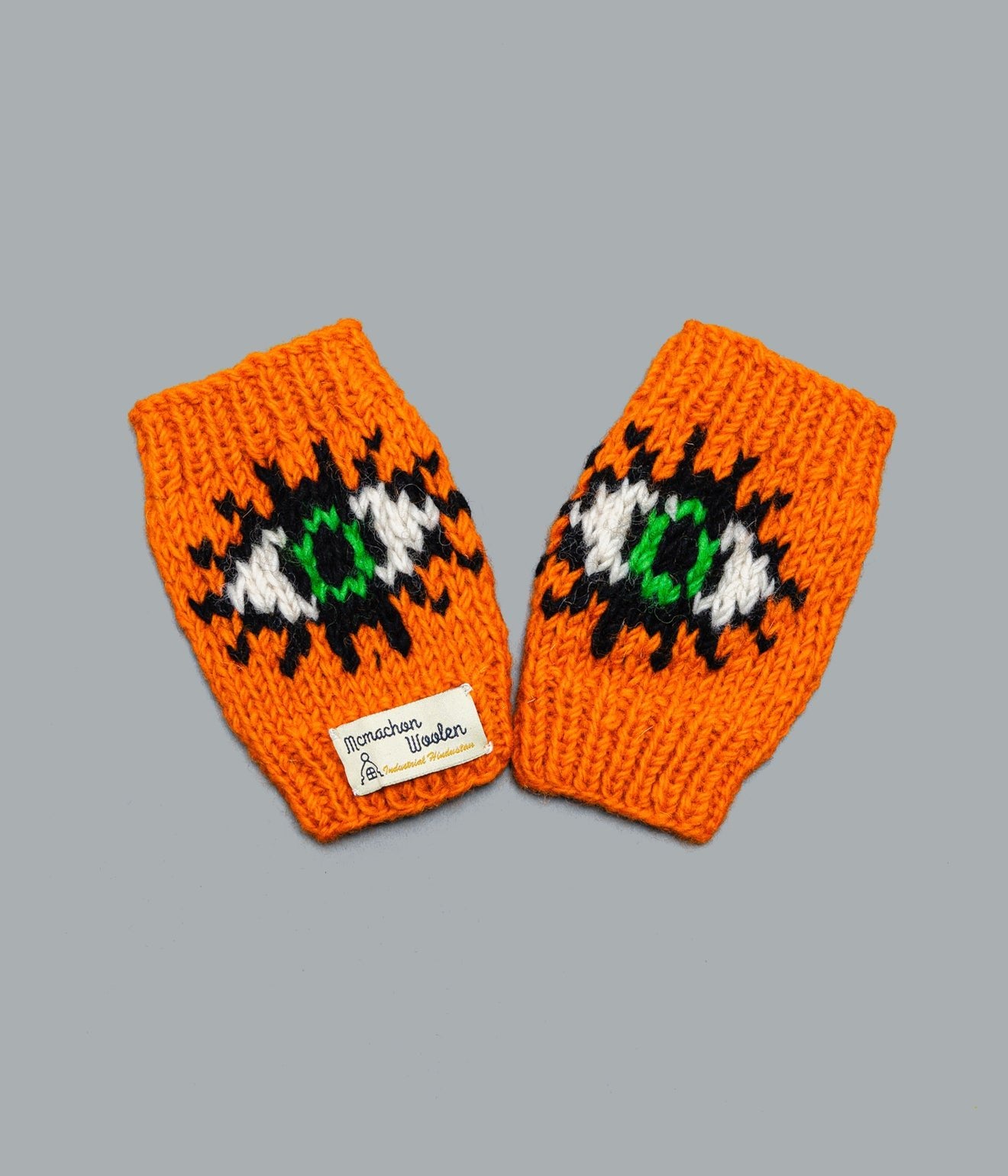 MacMahon Knitting Mills "Hand Warmer - Eye" Orange - WEAREALLANIMALS