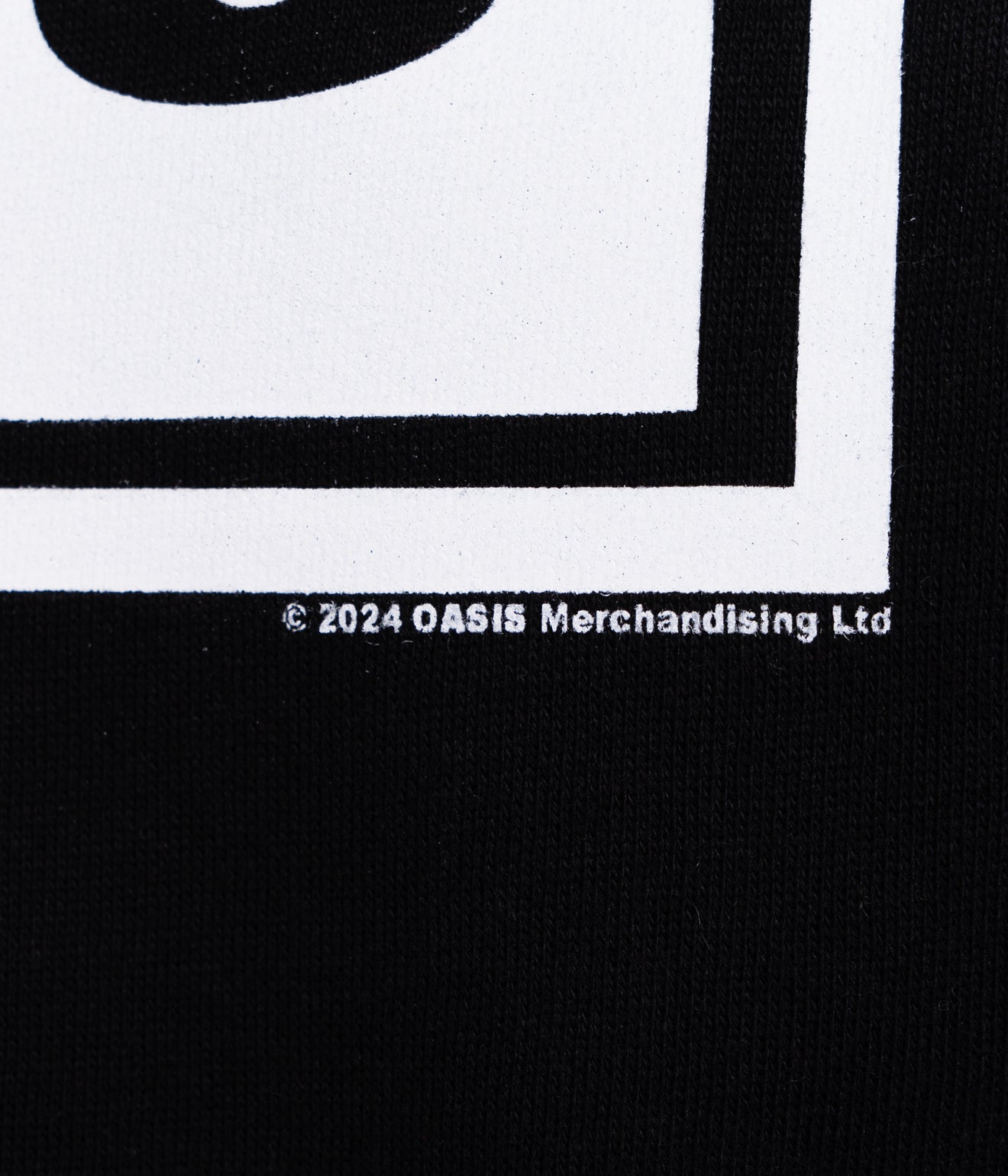 OASIS "DECCA LOGO" P/O HOODIE BLACK - WEAREALLANIMALS