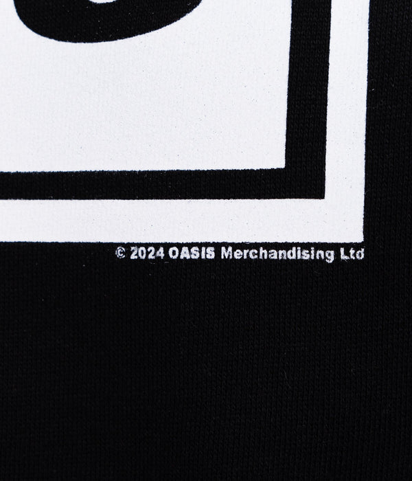 OASIS "DECCA LOGO" P/O HOODIE BLACK - WEAREALLANIMALS