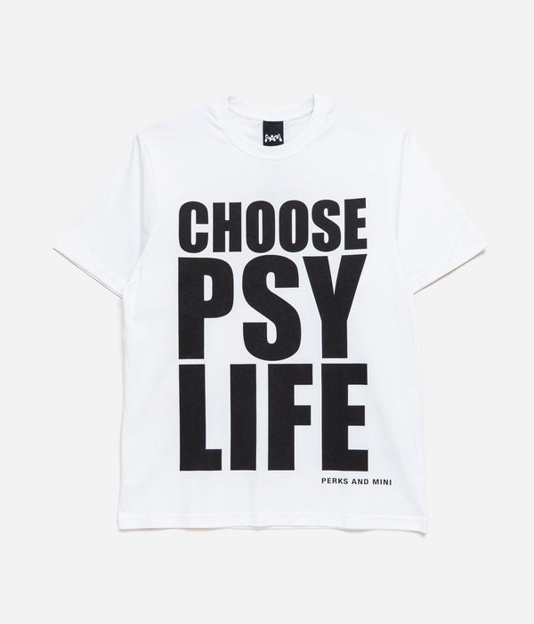 P.A.M. "CHOOSE PSY LIFE SS TEE" WHITE - WEAREALLANIMALS