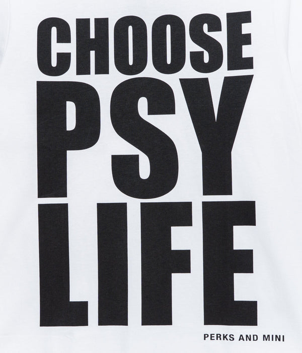P.A.M. "CHOOSE PSY LIFE SS TEE" WHITE - WEAREALLANIMALS