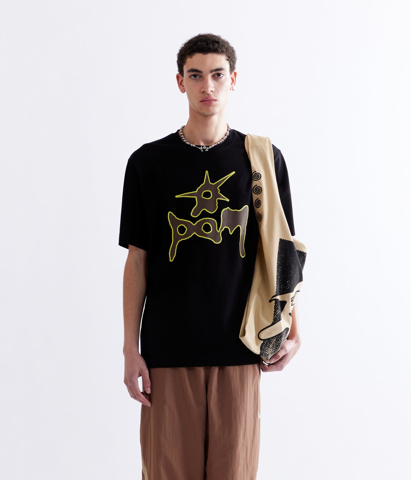 P.A.M. "COSMOS SPIKE SS TEE" BLACK - WEAREALLANIMALS