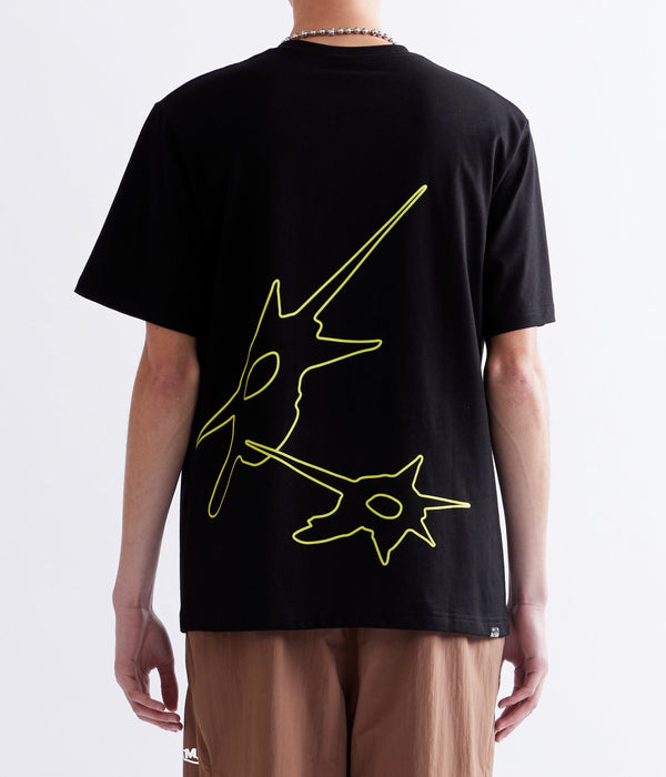 P.A.M. "COSMOS SPIKE SS TEE" BLACK - WEAREALLANIMALS