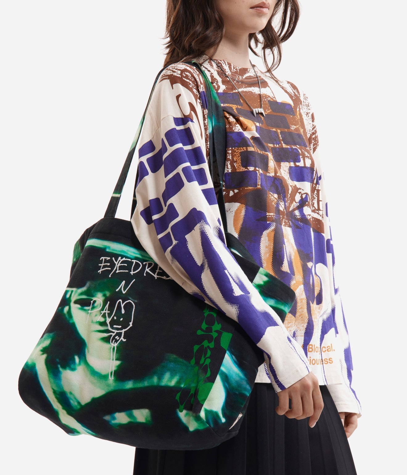 P.A.M. "EYEDRESS X PAM TOTE BAG" MULTI - WEAREALLANIMALS