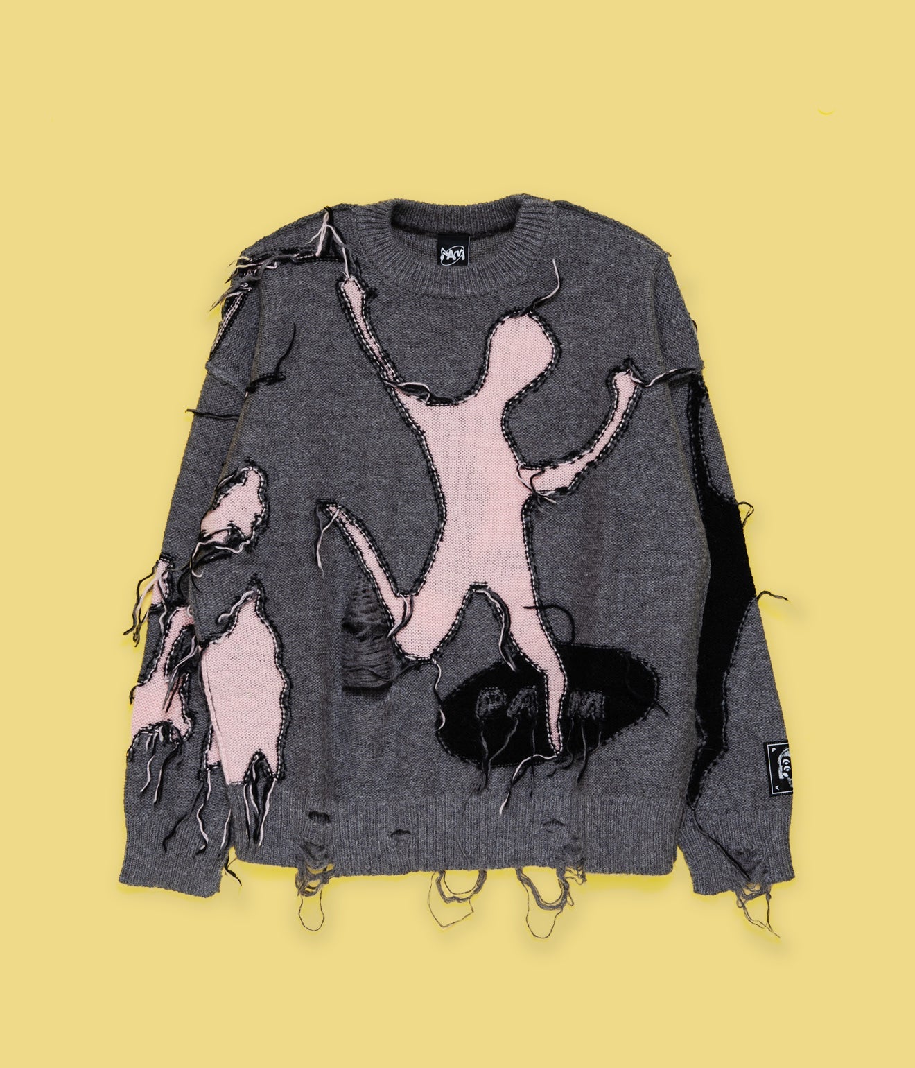 P.A.M. "FREEDOM DISTRESSED KNIT" GRAYZ - WEAREALLANIMALS