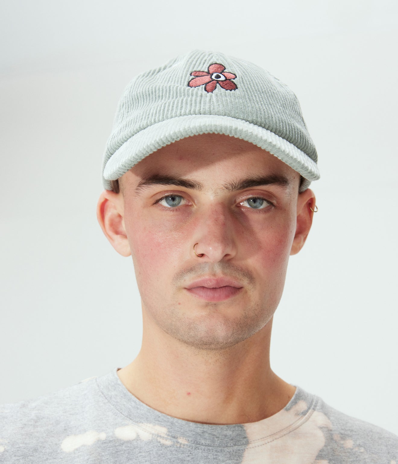 P.A.M. "GESTURES CORD CAP" SKY GREY - WEAREALLANIMALS