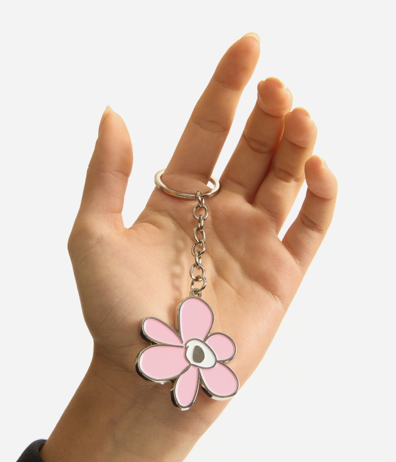 P.A.M. "GESTURES METAL KEYRING - PINK" PINK ICING - WEAREALLANIMALS