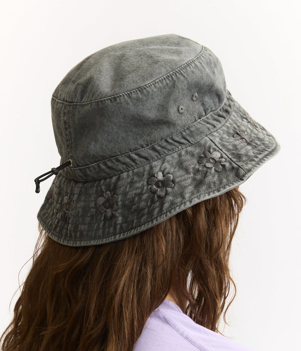 P.A.M. "GESTURES SUN HAT" BLACK WASH - WEAREALLANIMALS