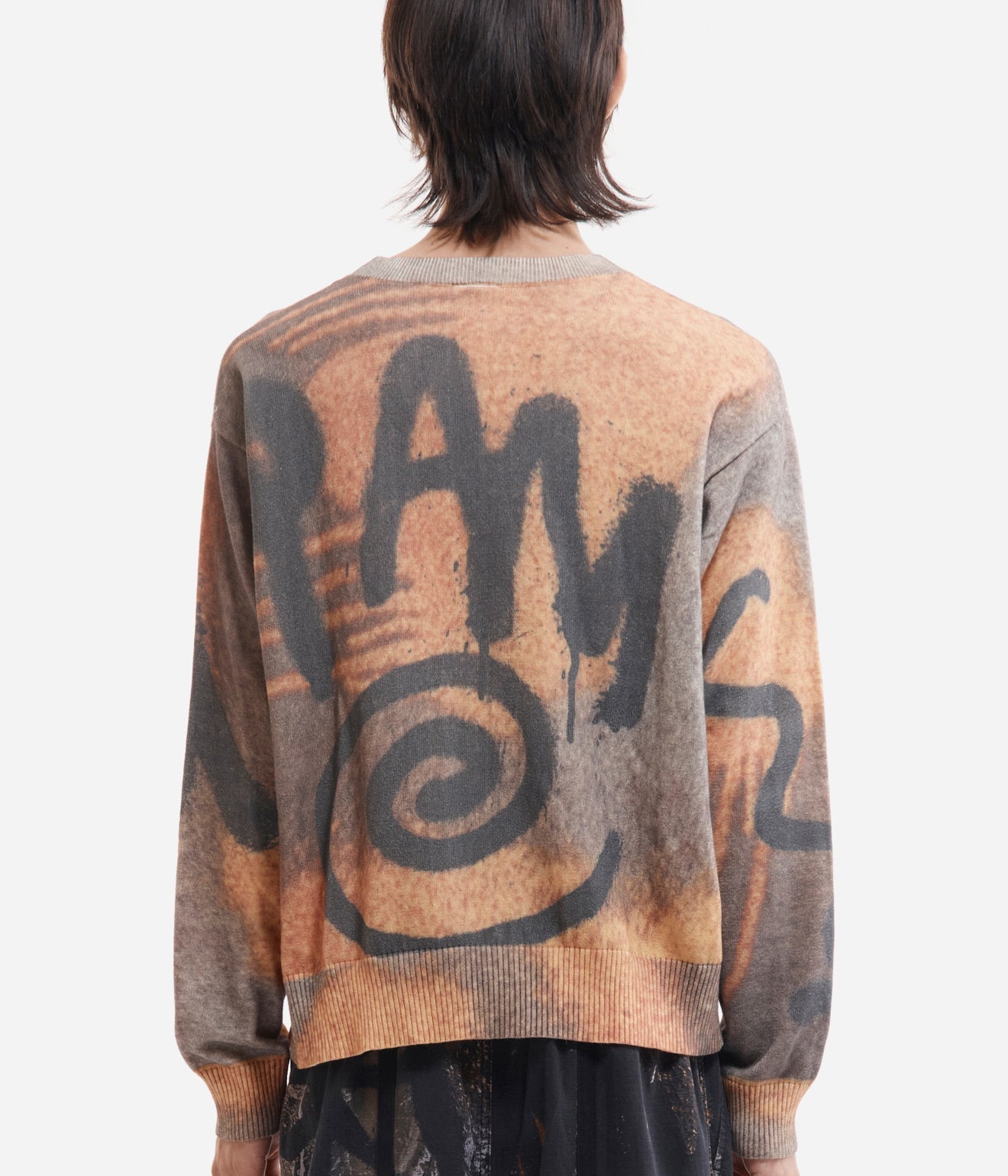 P.A.M. "GETTING OVER PRINTED KNIT CREWNECK" - WEAREALLANIMALS
