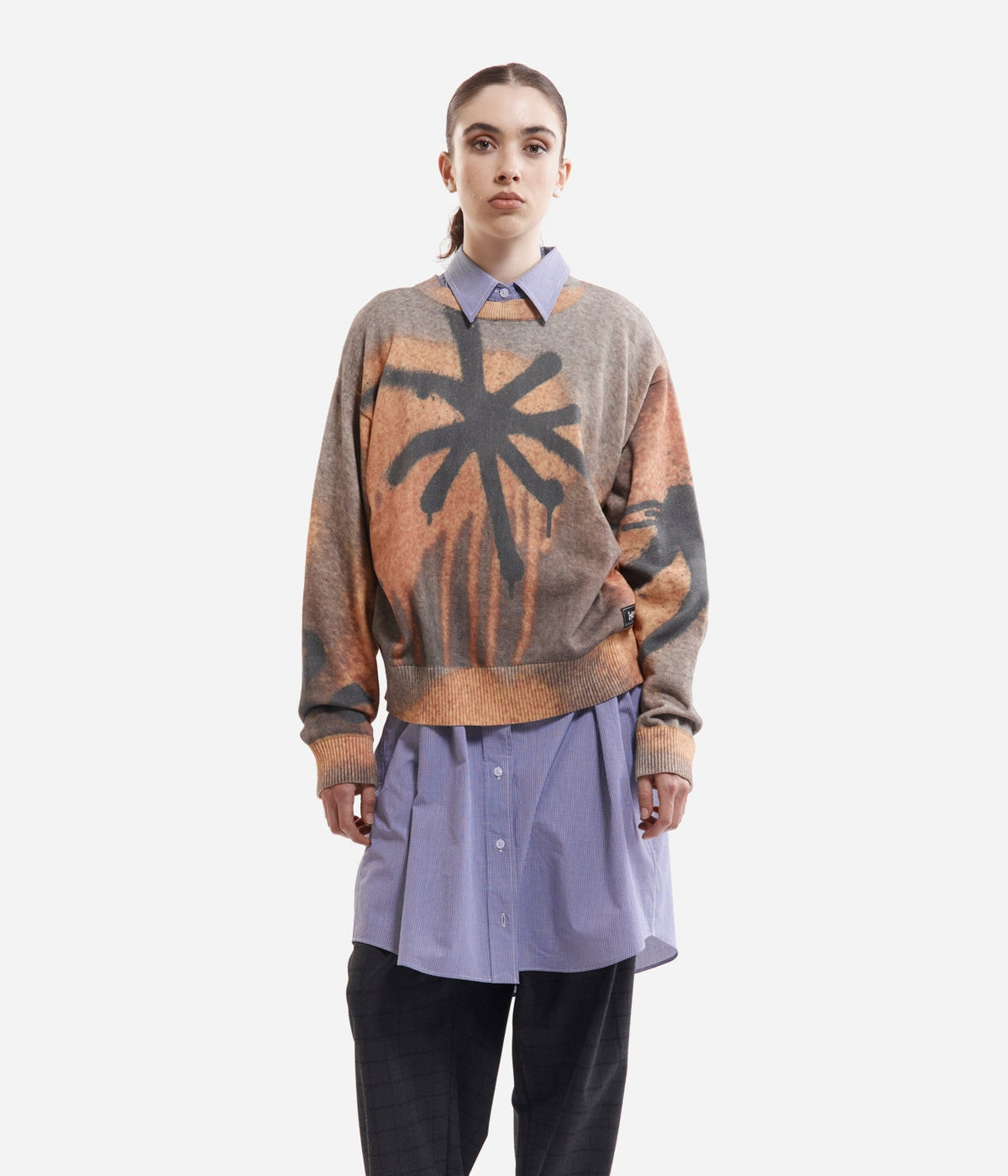 P.A.M. "GETTING OVER PRINTED KNIT CREWNECK" - WEAREALLANIMALS