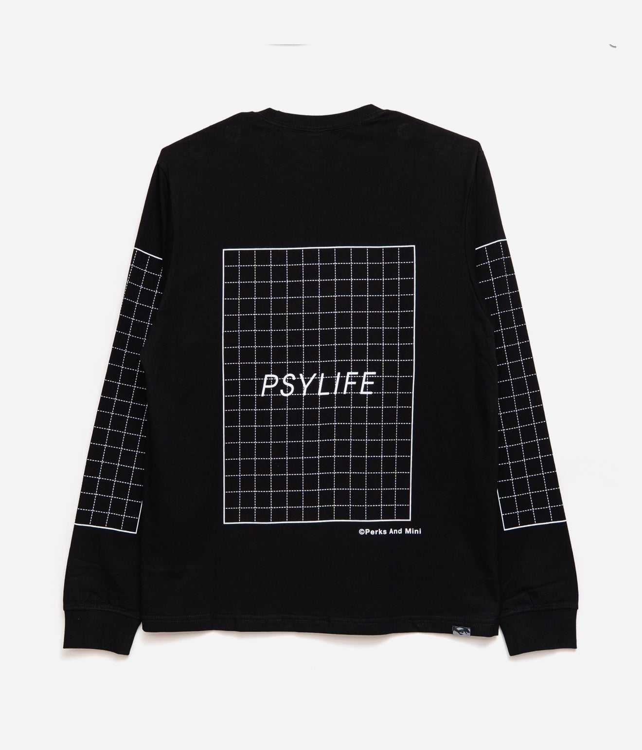 P.A.M. "GRIDS LS TEE" BLACK - WEAREALLANIMALS