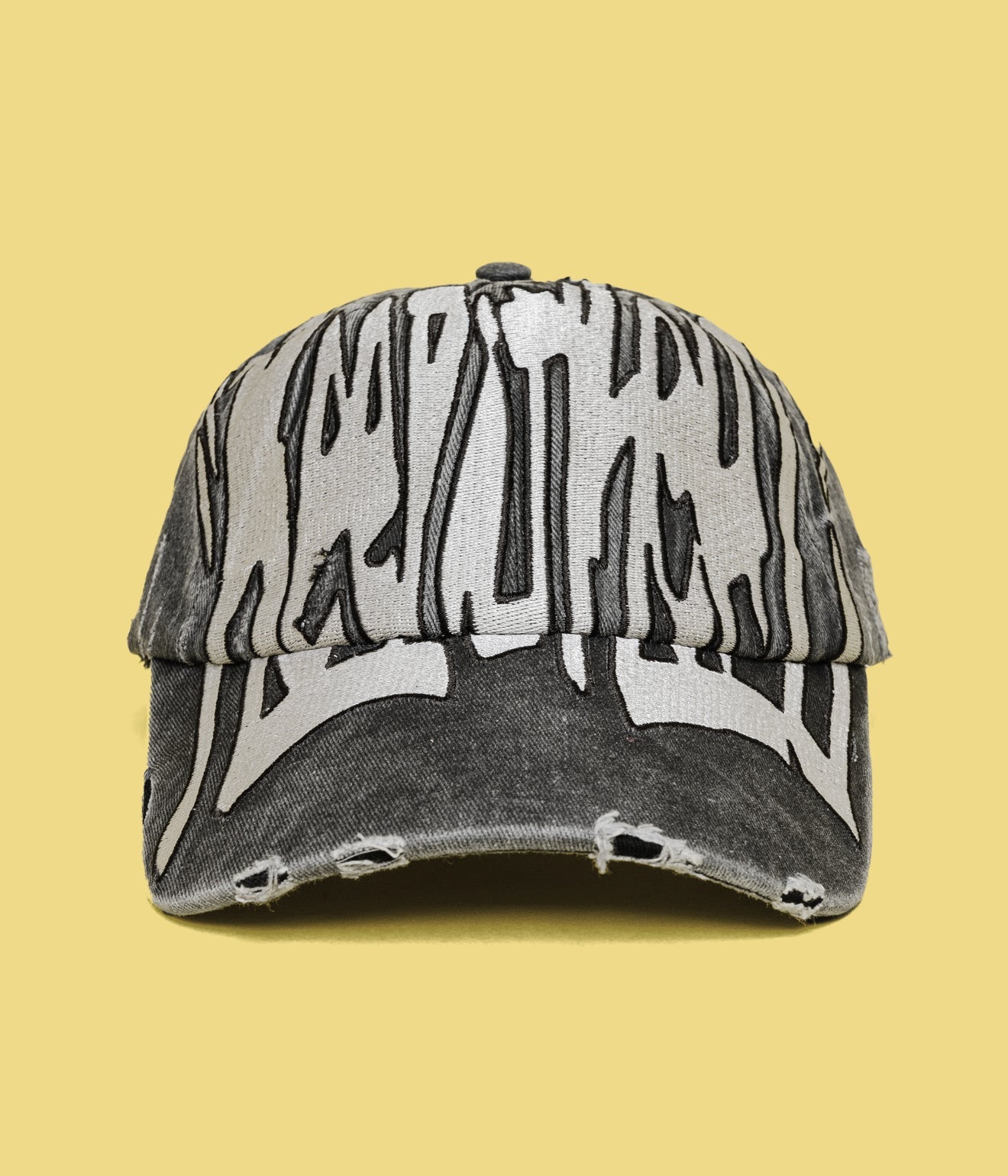 P.A.M. "KEEP IT REAL CAP" BLACK WASH - WEAREALLANIMALS