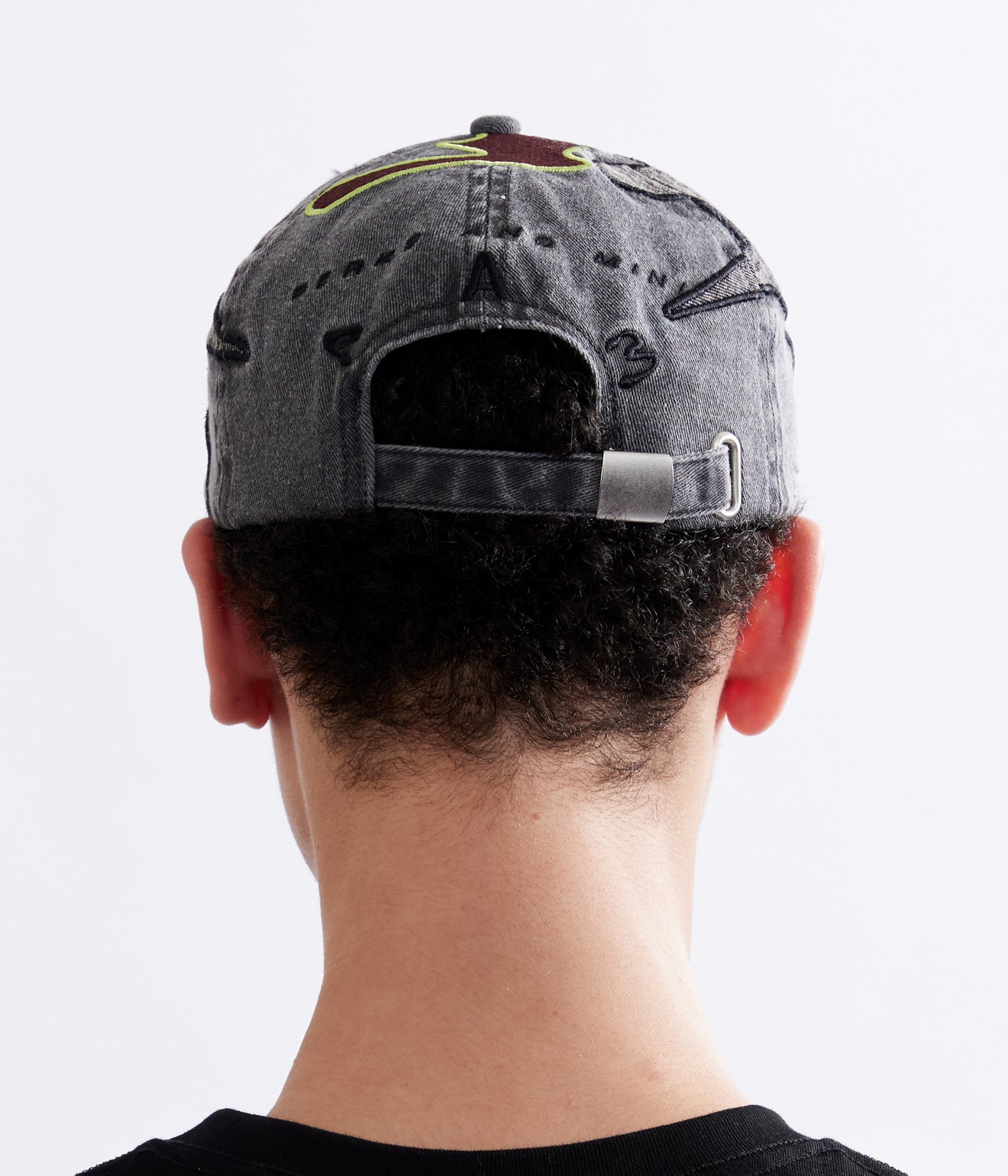 P.A.M. "LAST QUARTER BASEBALL CAP" BLACK WASH - WEAREALLANIMALS