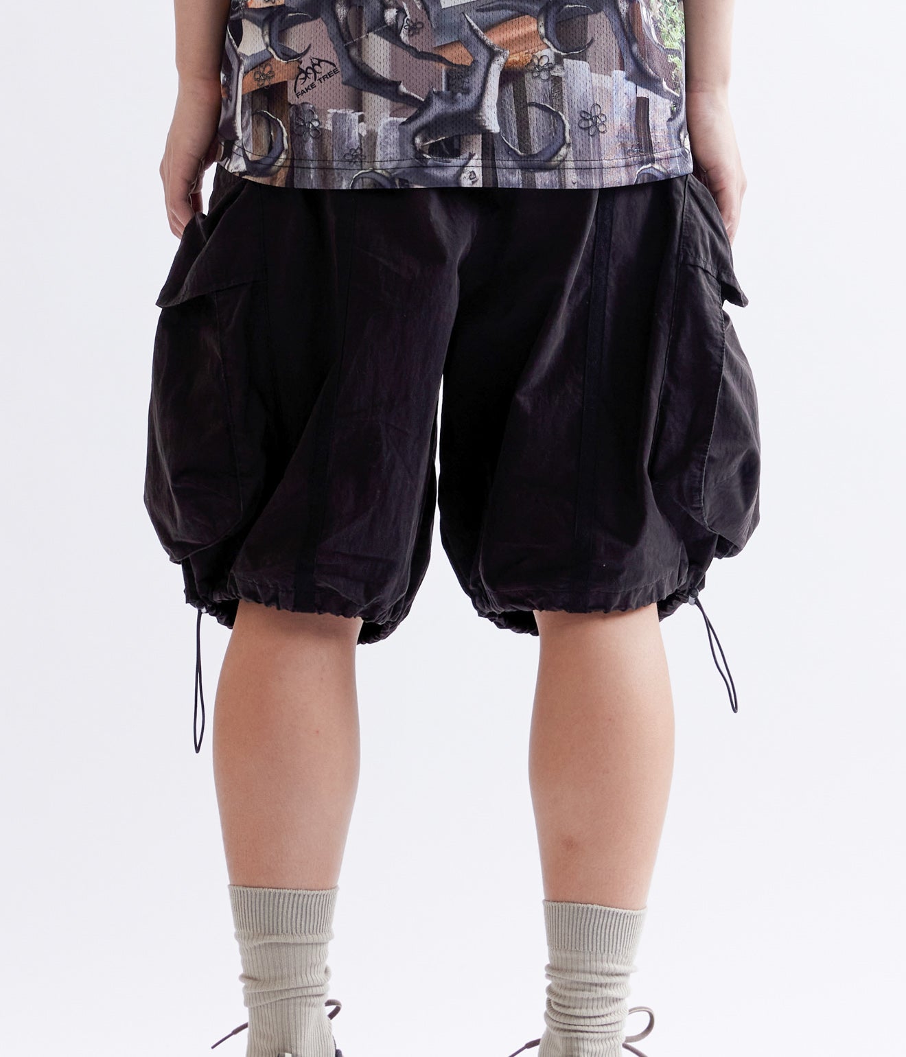 P.A.M. "LUNACY CHOW SHORTS" BLACK - WEAREALLANIMALS