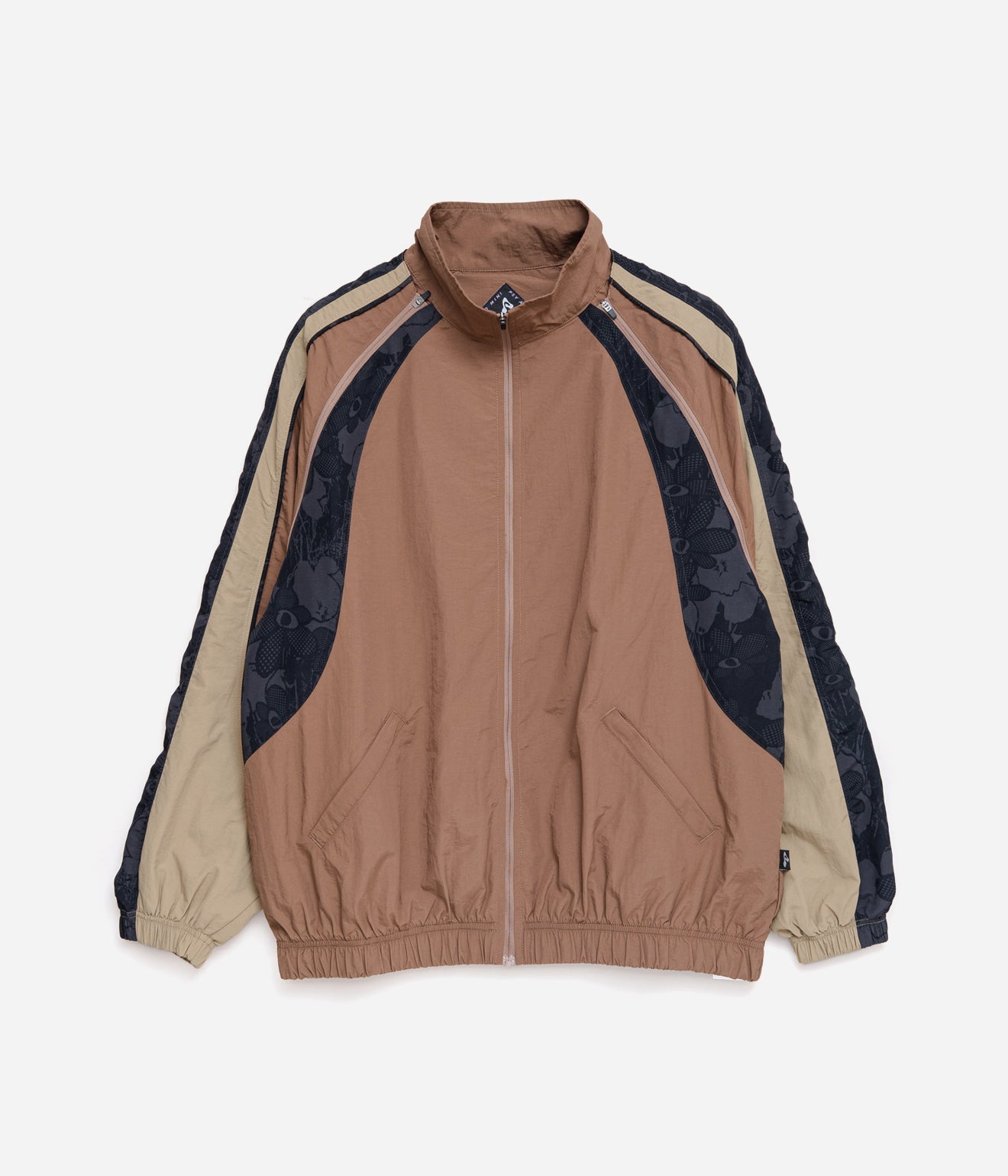 P.A.M. "LUNACY TRACKTION ZIP THRU TRACK JACKET" BROWN - WEAREALLANIMALS