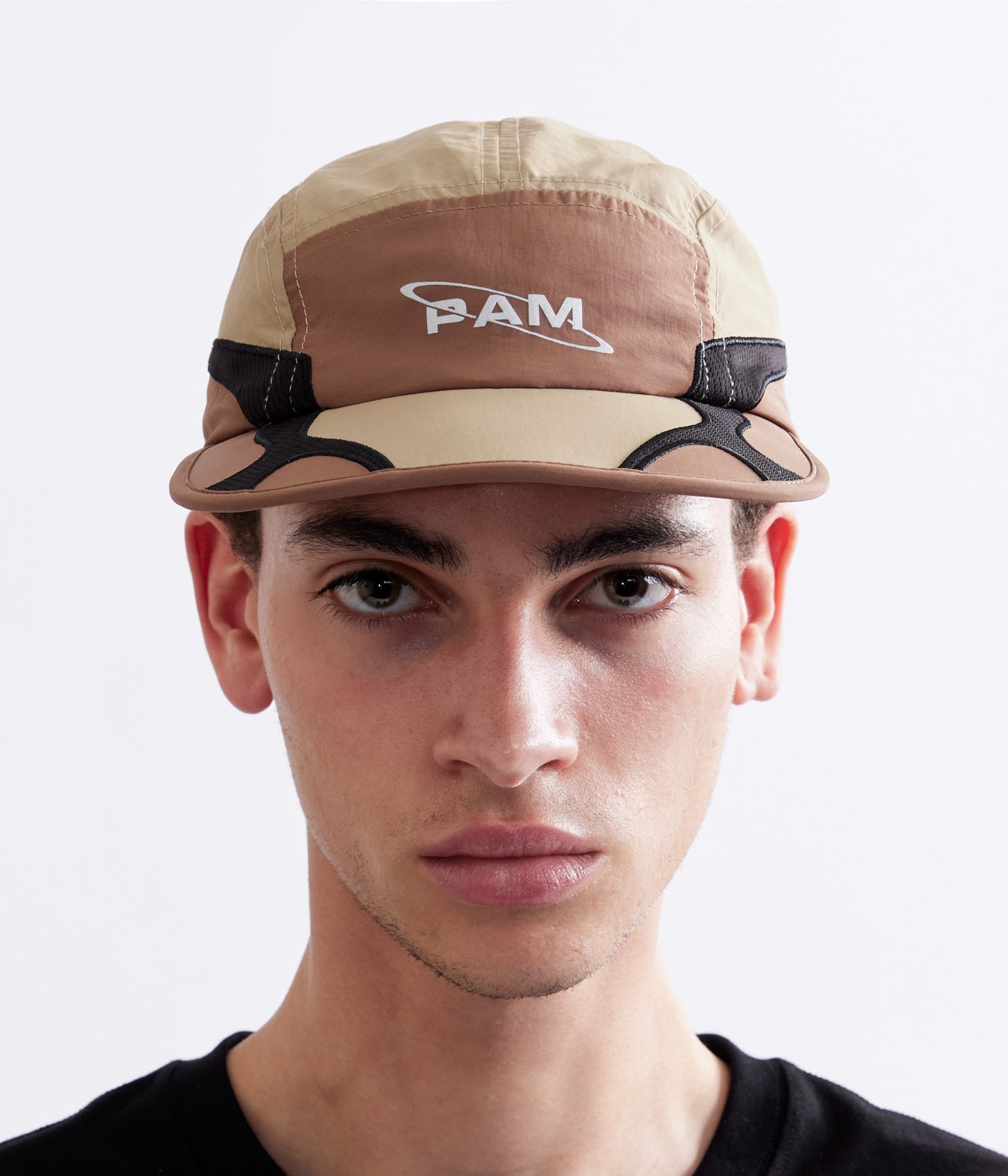 P.A.M. "SHARD LEGIONNAIRES 5 PANEL CAP" BROWN/BLACK - WEAREALLANIMALS