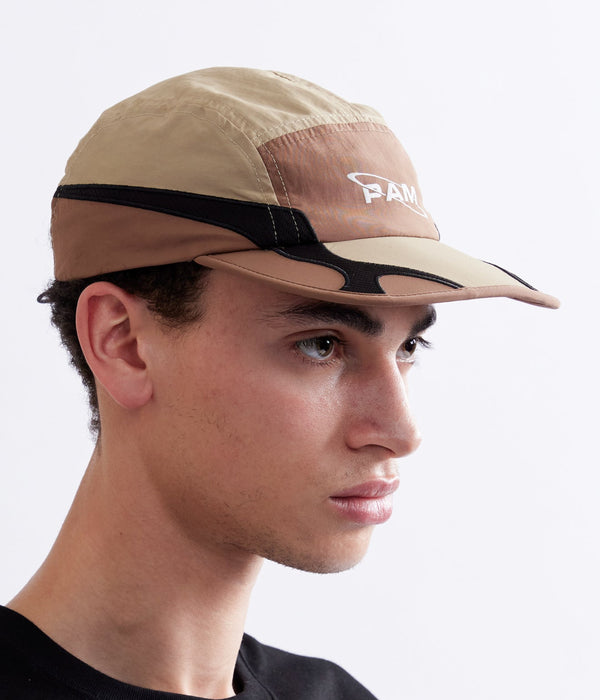 P.A.M. "SHARD LEGIONNAIRES 5 PANEL CAP" BROWN/BLACK - WEAREALLANIMALS