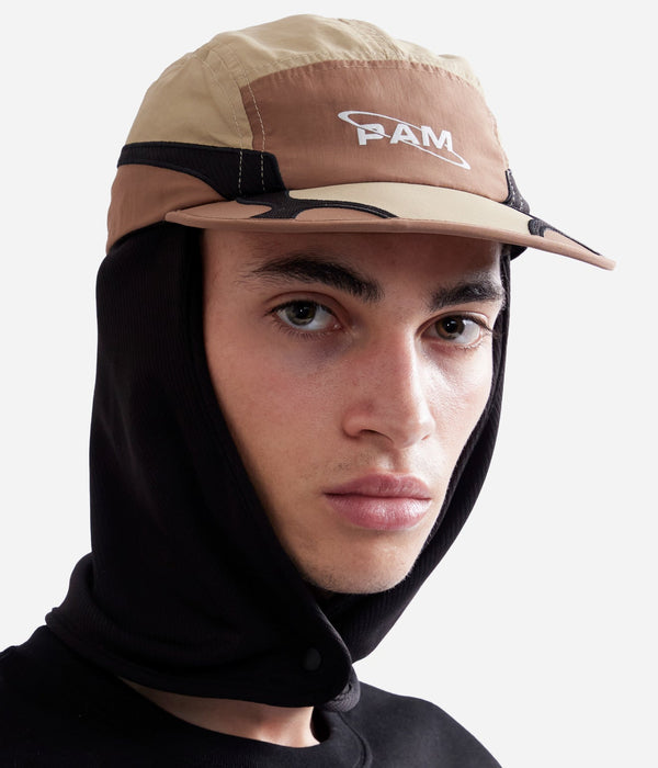 P.A.M. "SHARD LEGIONNAIRES 5 PANEL CAP" BROWN/BLACK - WEAREALLANIMALS