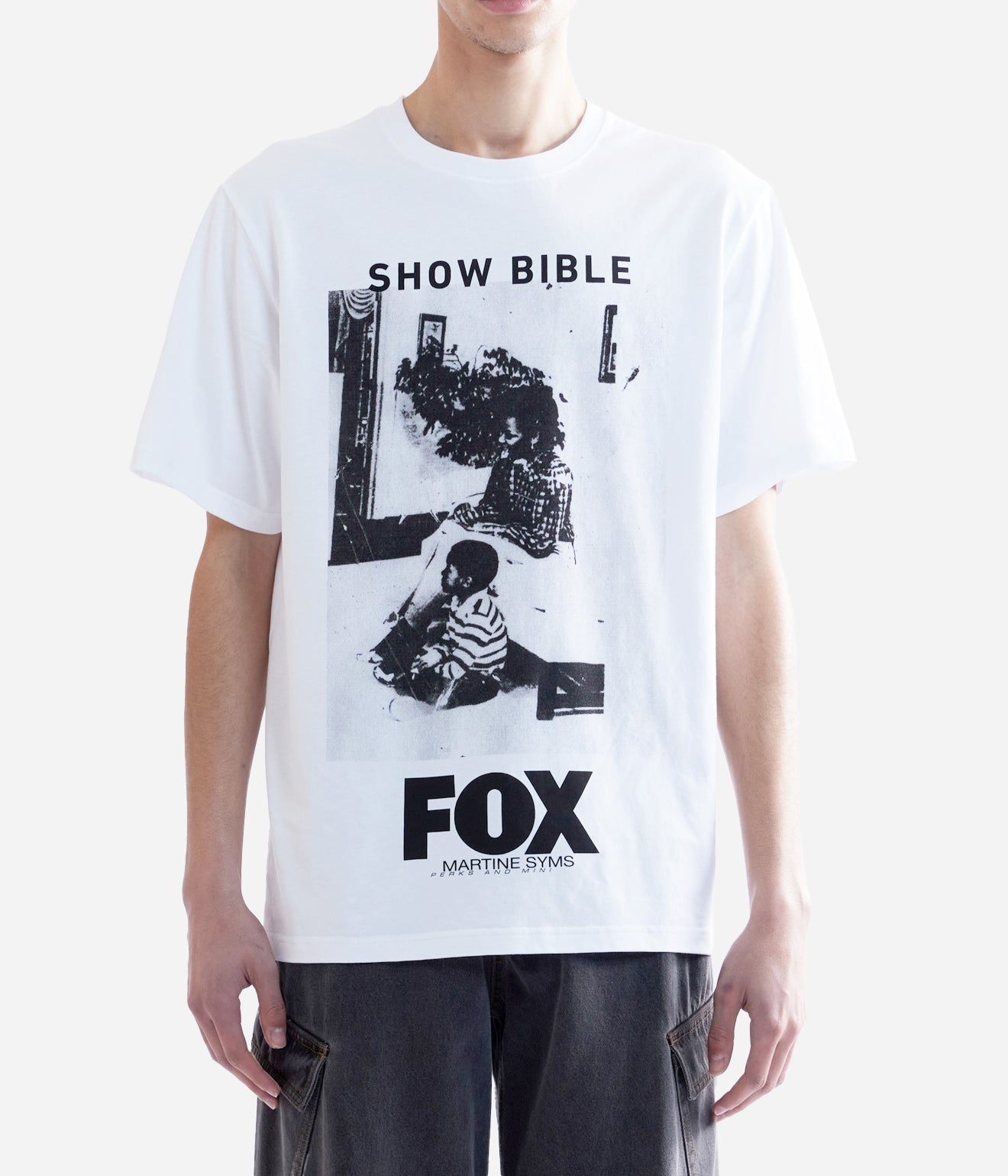 P.A.M. "SHOW BIBLE SS TEE - MARTINE SYMS" WHITE - WEAREALLANIMALS