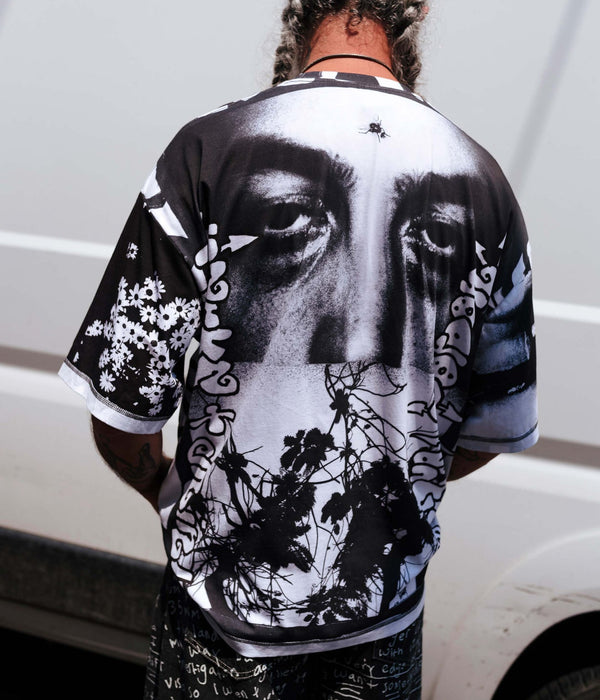 P.A.M. "SPECIALTY SS TEE - JOSHUA GORDON" BLACK/WHITE - WEAREALLANIMALS
