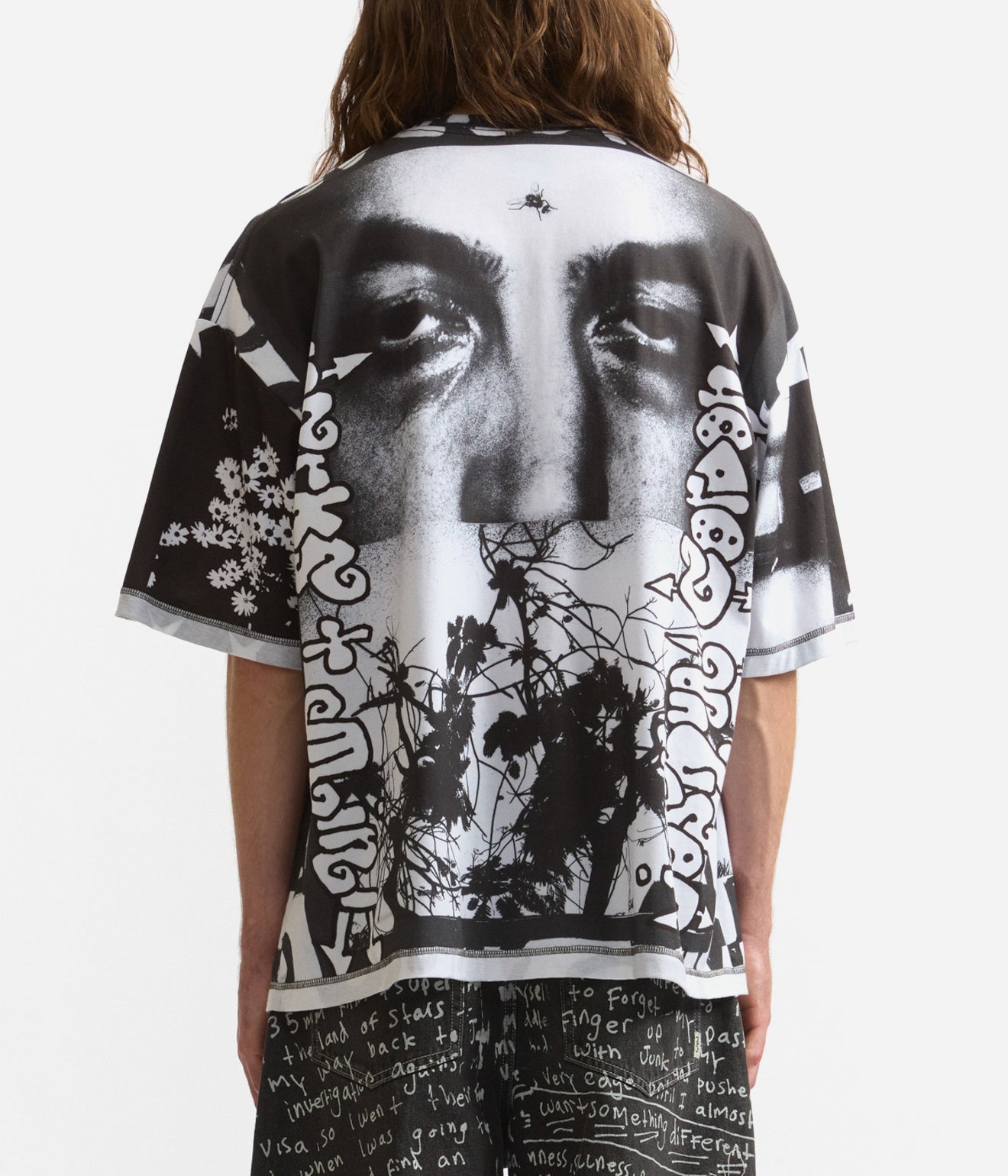 P.A.M. "SPECIALTY SS TEE - JOSHUA GORDON" BLACK/WHITE - WEAREALLANIMALS