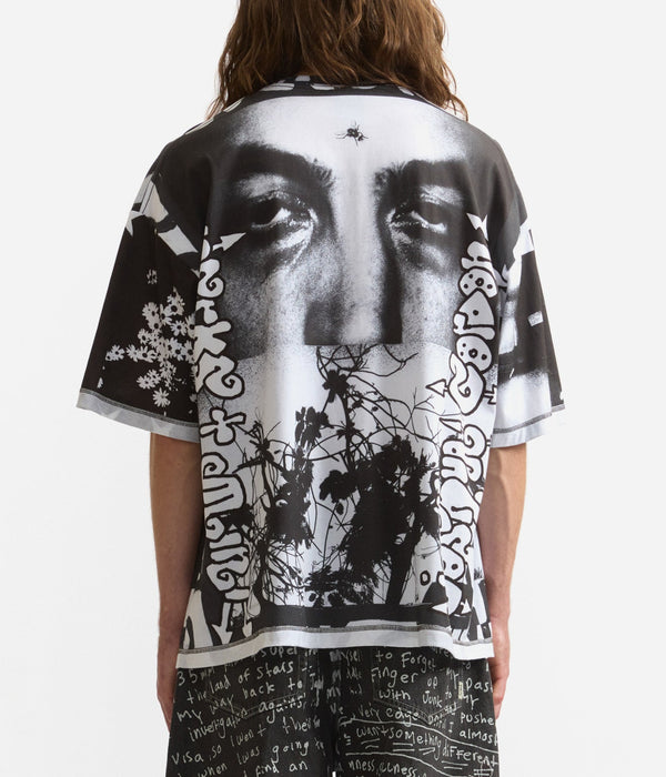 P.A.M. "SPECIALTY SS TEE - JOSHUA GORDON" BLACK/WHITE - WEAREALLANIMALS