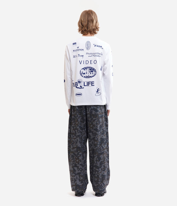 P.A.M. "TEST SHEET LS TEE" WHITE - WEAREALLANIMALS