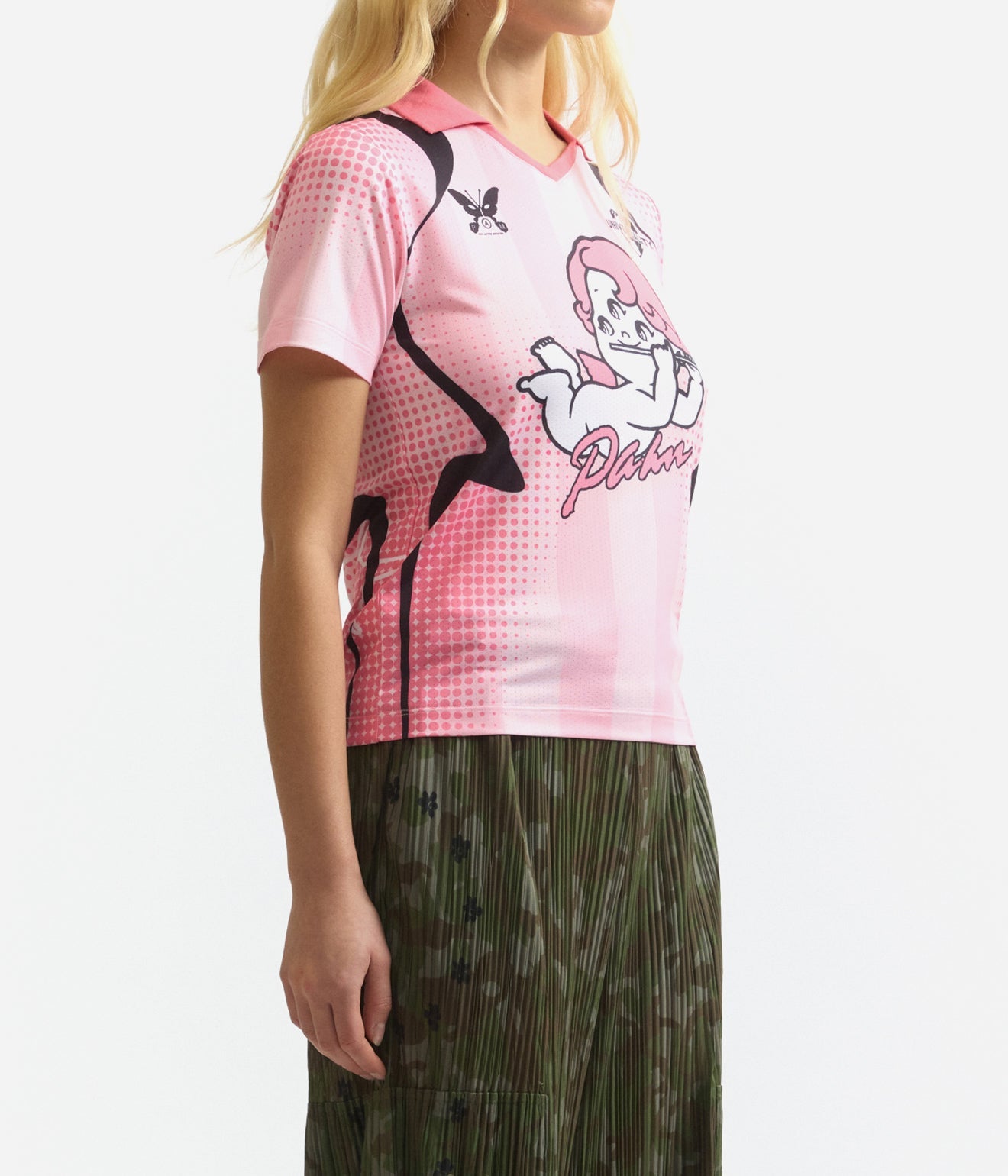 P.A.M. WOMEN "FLUTES OF PAN SOMA JERSEY" PINK ICING - WEAREALLANIMALS
